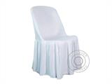 Kėdės uždanga 48x43x89cm kėdei, Balta