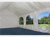 Marquee lining and leg curtain pack, White, for 4x6 m marquee SEMI PRO Plus
