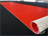 Tappeto rosso con stampa, 2,4x6m