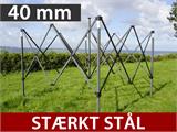 Foldetelt FleXtents PRO Steel 3x6m Rød
