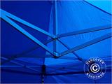 Tente pliante FleXtents Xtreme 3x3m Bleu, avec 4 cotés