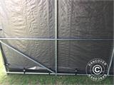 Garažni šator PRO 3,77x7,3x3,18m PE, Siva