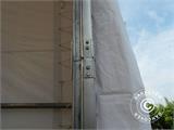 Tenda abrigo barco Oceancover 5,5x20x4,1x5,3m, PVC, Branco