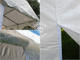 Pasākumu Telts SEMI PRO Plus 3x6m  PVC, Balts 