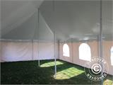 Pole tent 6x12m PVC, Vit