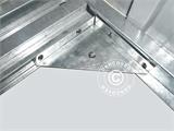 Geräteschuppen 2,13x1,27x1,90m ProShed®, Aluminium Grau