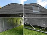 Noliktavas telts PRO 2,4x3,6x2,34m PVC, Pelēks