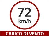 Serra in policarbonato TITAN Arch 280, 6m², 3x2m, Argento