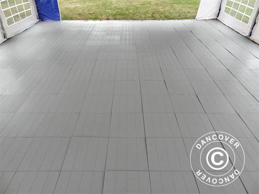 Plastic flooring Basic, Piastrella, Grey, 40.32  m²