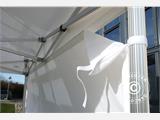 Namiot Ekspresowy FleXtents PRO 4x8m Biały, mq 6 ściany boczne
