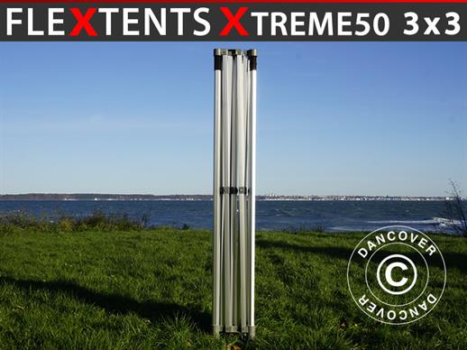 Aluminiumsramme til quick-up teltet FleXtents Xtreme 50 3x3m, 50mm