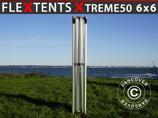 Alumīnija rāmis priekš saliekamas nojumes FleXtents Xtreme 50 6x6m, 50mm