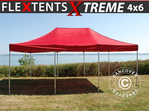 Quick-up telt FleXtents Xtreme 50 4x6m Rød