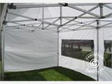 Namiot Ekspresowy FleXtents PRO 3,5x7m Biały, mq 6 ściany boczne
