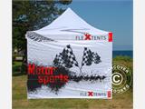 Brzo sklopivi paviljon FleXtents Xtreme 50 Racing 3x3m Bijela, Ograničenom Izdanju