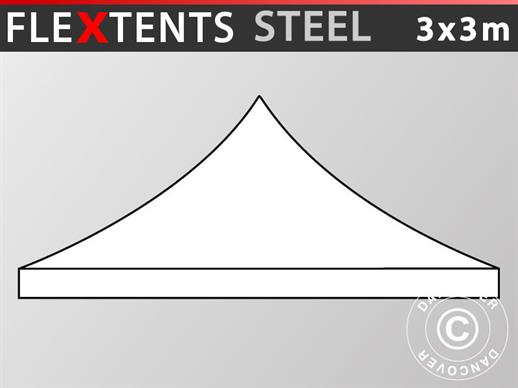 Takduk för snabbtält FleXtents Steel och Basic v.3 3x3m, Vit