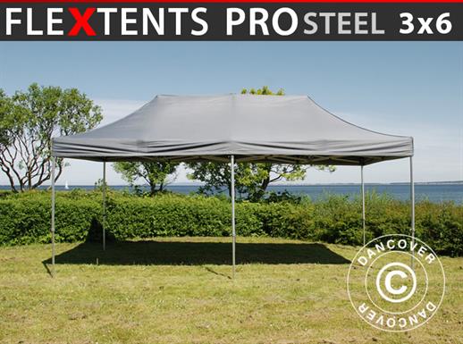 Namiot Ekspresowy FleXtents PRO Steel 3x6m Szary