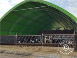 Storage shelter/arched tent 12x16x5.88 m, PVC, Green
