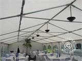 Pasākumu telts, SEMI PRO Plus CombiTents® 6x12m 4-vienā, Pelēks/Balts