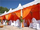 Šator za zabave Exclusive 5x12m PVC, Bijela/Siva