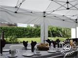 Tenda para festas Exclusive 5x12m PVC, Cinza/Branco