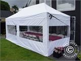Pasākumu telts, Exclusive CombiTents® 6x10m, 3-vienā, Balts