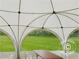 Kupola pasākumu telts Multipavillon 6x9m, Balts