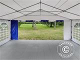 Namiot imprezowy Exclusive 6x12m PCV, Niebieski/Biały
