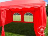 Namiot imprezowy UNICO 4x4m, Czerwony