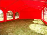 Šator za zabave UNICO 5x8m, Crvena