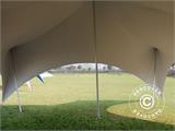 Pole tent 'Star' 6,6x13,2x4,8m, PCV, biały