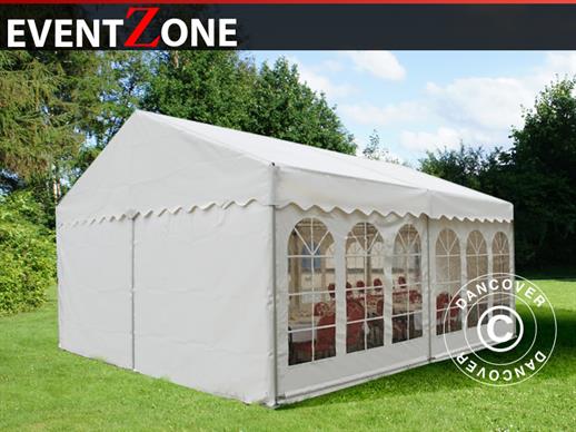 Professional šator za zabave EventZone 6x6m PVC, Bijela