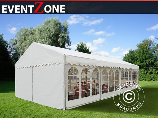 Tenda Profissional para festas EventZone 6x12m PVC, Branco