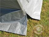 Garažni šator PRO 3,77x7,3x3,18m PVC, Siva