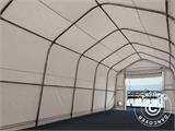 Laivu telts Oceancover 5,5x20x4,1x5,3m, PVC, Balts