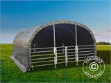 Namiot dla zwierząt gospodarskich 4x6x2,4m, PCV, Zielony