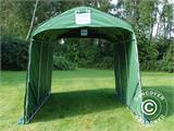 Noliktavas telts PRO 2,4x3,6x2,34m PVC, Zaļš