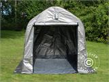 Noliktavas telts PRO 2x2x2m PE, ar zemes pārklāju, Pelēks