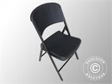 Saliekams krēsls 48x43x89cm, Melns, 24 gab.