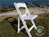 Saliekams krēsls 44x46x77cm, Balts, 8 gab.