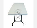 Table pliante, 244x76x74cm, gris clair (25 pcs.)