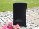 Stretch tuolinpäällinen 48x43x89cm, Musta (10 kpl) VAIN 1 SETTIÄ JÄLJELLÄ