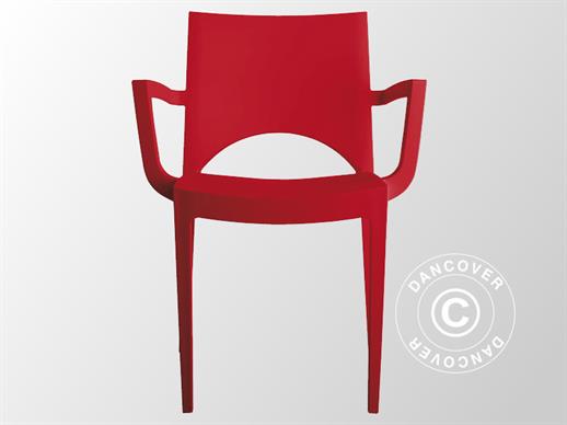 Virnastatav tool käsitugedega, Paris, Punane, 6 tk. AINULT 2 KOMPLEKTI JÄREL